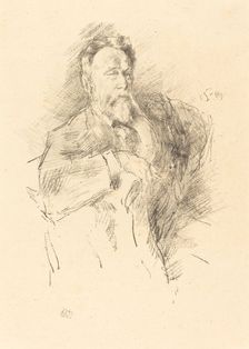 Sketch of William E. Henley, 1896. Creator: James Abbott McNeill Whistler