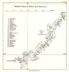 Sketch between Balat and Adranos c1915. Creator: Stanford's Geographical Establishment