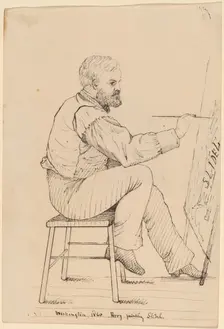 Sketch Class Series - E.W. Perry, 1860. Creator: John Quincy Adams Ward
