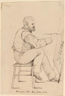 Sketch Class Series - E.W. Perry, 1860. Creator: John Quincy Adams Ward