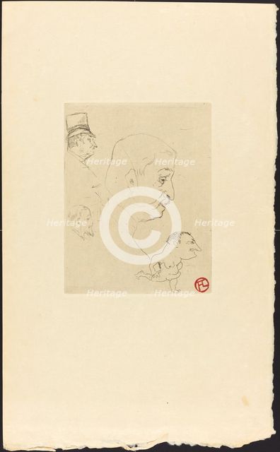 Sketch (Croquis), 1898. Creator: Henri de Toulouse-Lautrec.