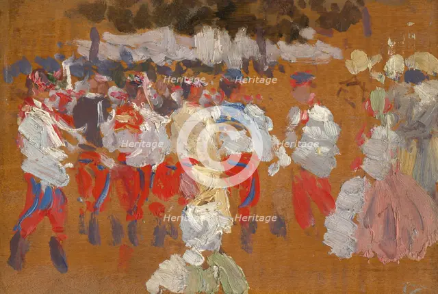 Sketch, early 20th century. Creator: Joza Uprka.