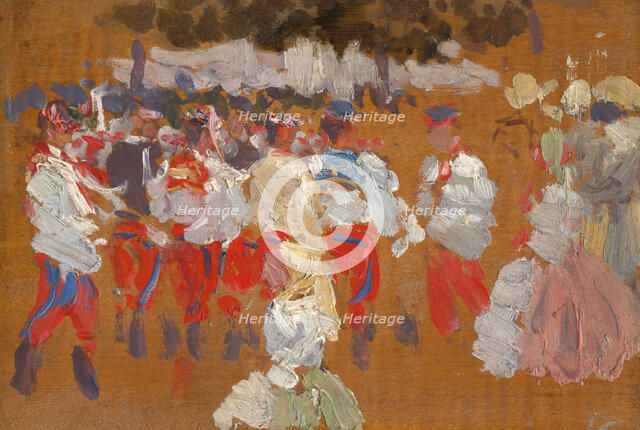 Sketch, early 20th century. Creator: Joza Uprka.