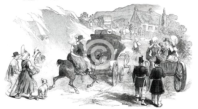 Sketch en route to Cherbourg, 1850. Creator: Unknown.