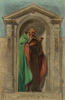 Sketch for the Church of Notre-Dame-de-Bonne-Nouvelle: Saint Joachim, c1840. Creator: Auguste Hesse