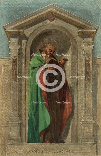 Sketch for the Church of Notre-Dame-de-Bonne-Nouvelle: Saint Joachim, c1840. Creator: Auguste Hesse.