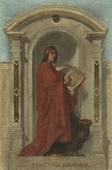 Sketch for the Church of Notre-Dame-de-Bonne-Nouvelle: Saint Jean, c1840. Creator: Auguste Hesse