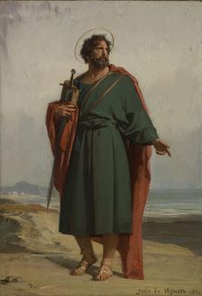 Sketch for the church of Courbevoie : Saint Paul, 1874. Creator: Jules de Vignon