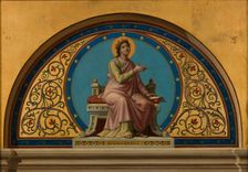 Sketch for the church of Saint-Ambroise : Eloquence, c.1866. Creator: Joseph-Frédéric-Charles Soulacroix