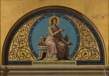 Sketch for the church of Saint-Ambroise : Eloquence, c.1866. Creator: Joseph-Frédéric-Charles Soulacroix