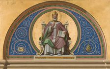 Sketch for the church of Saint-Ambroise : Saint Ambroise, c.1866. Creator: Joseph-Frédéric-Charles Soulacroix