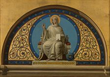 Sketch for the church of Saint-Ambroise : Theology, (Theologia), c.1866. Creator: Joseph-Frédéric-Charles Soulacroix