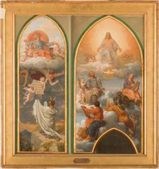 Sketch for the church of Saint-Gervais..., c.1869-1872. Creator: Sébastien Louis Guillaume Norblin de la Gourdaine