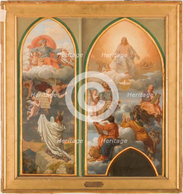 Sketch for the church of Saint-Gervais..., c.1869-1872. Creator: Sébastien Louis Guillaume Norblin de la Gourdaine.