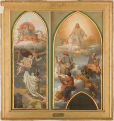 Sketch for the church of Saint-Gervais..., c.1869-1872. Creator: Sébastien Louis Guillaume Norblin de la Gourdaine