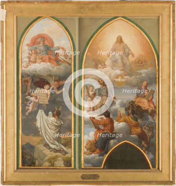 Sketch for the church of Saint-Gervais..., c.1869-1872. Creator: Sébastien Louis Guillaume Norblin de la Gourdaine.