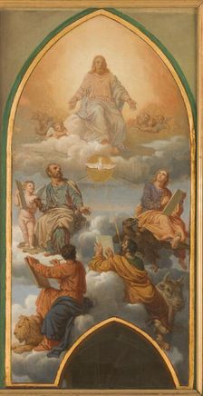 Sketch for the church of Saint-Gervais..., c.1869-1872. Creator: Sébastien Louis Guillaume Norblin de la Gourdaine