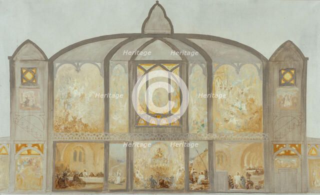 Sketch for the Church of Saint-Jean in Montmartre, c1900. Creator: Alfred Plauzeau.