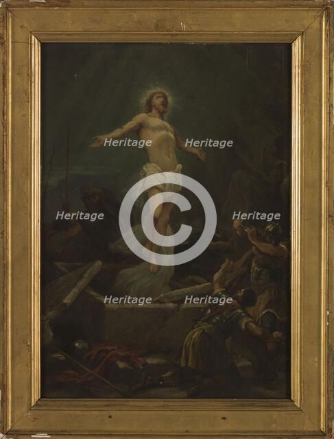 Sketch for the church of Saint-Pierre-Saint-Paul de Montreuil-sous-Bois: the Resurrection, c.1874.  Creator: Paul-Dominique Philippoteaux.