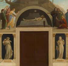 Sketch for the chapel of the Sorbonne: Christ in the tomb, between 1870 and 1875. Creator: Louis Charles Timbal
