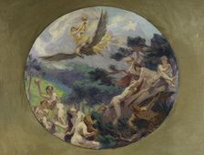 Sketch for the dining room of the Hôtel de Ville in Paris: Ambrosia, c.1891-1892. Creator: Victor Emile Prouve