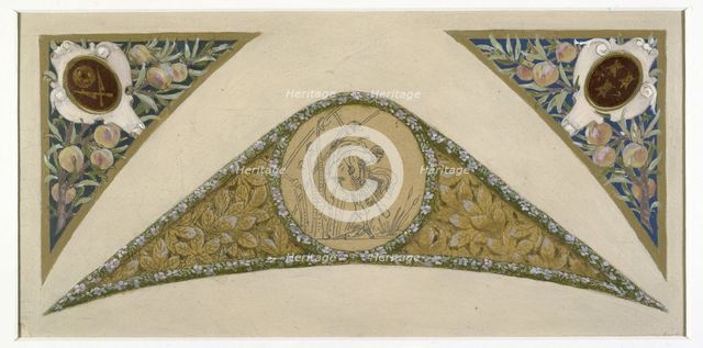 Sketch for the 'festival staircase' at the Hotel de Ville in Paris: Scorpio, c1888-1898. Creator: Luc Olivier Merson.
