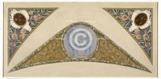 Sketch for the 'festival staircase' at the Hotel de Ville in Paris: Taurus, c1888-1898. Creator: Luc Olivier Merson.