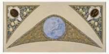 Sketch for the festival staircase at the Hotel de Ville in Paris: Virgo, between 1888 and 1898. Creator: Luc Olivier Merson