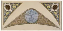 Sketch for the festival staircase at the Hotel de Ville in Paris: Cancer, between 1888 and 1898. Creator: Luc Olivier Merson