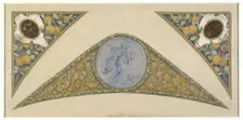 Sketch for the festival staircase at the Hotel de Ville in Paris: Leo, between 1888 and 1898. Creator: Luc Olivier Merson