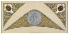 Sketch for the festival staircase at the Hotel de Ville in Paris: Leo, between 1888 and 1898. Creator: Luc Olivier Merson