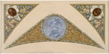 Sketch for the festival staircase at the Hotel de Ville in Paris: Pisces, between 1888 and 1898. Creator: Luc Olivier Merson