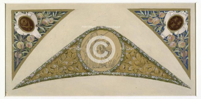 Sketch for the 'festival staircase' at the Hotel de Ville in Paris: Scorpio, c1888-1898. Creator: Luc Olivier Merson.