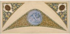 Sketch for the festive staircase of the Hotel de Ville in Paris: Aquarius, between 1888 and 1898. Creator: Luc Olivier Merson