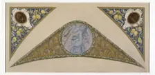Sketch for the festive staircase of the Hotel de Ville in Paris: Capricorn, between 1888 and 1898. Creator: Luc Olivier Merson