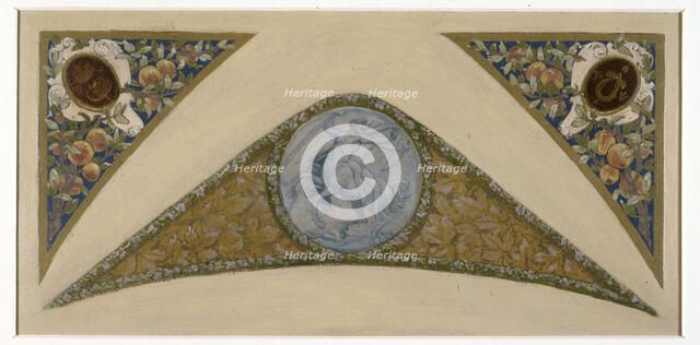 Sketch for the festive staircase of the Hotel de Ville in Paris: Sagittarius, between 1888 and 1898. Creator: Luc Olivier Merson.