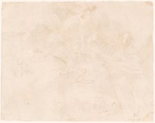 Sketch for the Flight into Egypt [verso], 1750/1755. Creator: Giovanni Battista Tiepolo