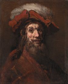 Sketch for The Knight with the Falcon, known as "The Crusader";The Crusader, 1659-1661. Creator: Rembrandt Harmensz van Rijn