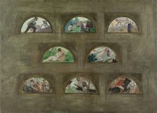 Sketch for the Hôtel de Ville in Paris, c.1892-1893. Creator: Victor Emile Prouve