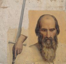 Sketch for the interior of the church of Notre-Dame-de-Lorette in Paris..., c.1832-1850. Creator: Andre Jacques Victor Orsel