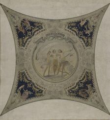 Sketch for the Lobau gallery of the Hotel de Ville in Paris: Liberty, Equality, Fraternity, 1890. Creator: Hector d Espouy