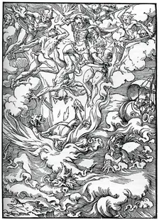 Sketch for The Last Judgement in Gerard d'Euphrate, Paris, 1549, (1870)