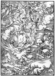Sketch for The Last Judgement in Gerard d'Euphrate, Paris, 1549, (1870)