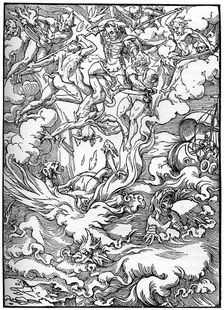 Sketch for The Last Judgement in Gerard d'Euphrate, Paris, 1549, (1870)