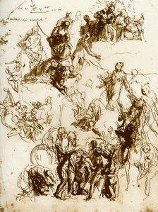 Sketch for the Martyrdom of St George 1913.Artist: Paolo Veronese