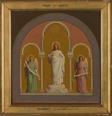 Sketch for the Saint-Joseph church (11th arrondissement of Paris): the Sacred Heart, 1874. Creator: Savinien Petit