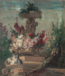 Sketch for the Salon des Lettres of the l'Hotel de Ville in Paris..., between 1889 and 1892. Creator: Charles Monginot