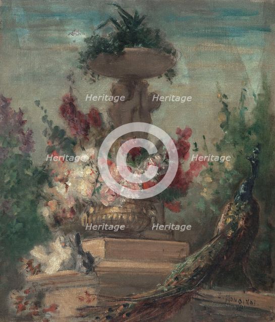 Sketch for the Salon des Lettres of the l'Hotel de Ville in Paris..., between 1889 and 1892. Creator: Charles Monginot.
