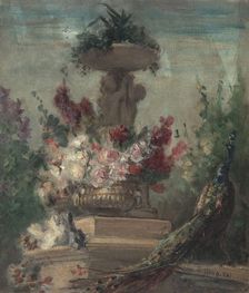 Sketch for the Salon des Lettres of the l'Hotel de Ville in Paris..., between 1889 and 1892. Creator: Charles Monginot