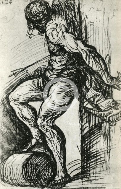 Sketch for the St Sebastian, c1518, (1937). Artist: Titian